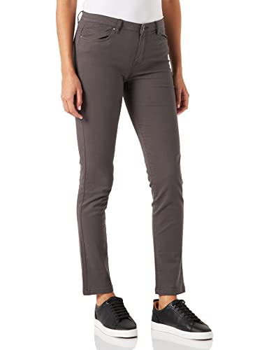 CliQue Damen 5 Pocket Ladies Cargo Trouser Pant Hose, Grau (Pistol), W28 (Herstellergröße: S) von Clique