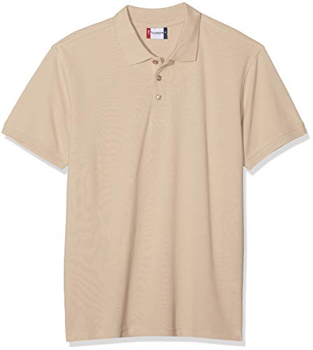 CliQue Herren Classic Lincoln Polo Polohemd, Beige (Caffe Latte), XS von Clique