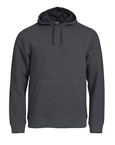 Clique Kapuzensweat Classic Hoody Herren NEU, Wähle Deine Größe:XL, Wähle Deine Farbe:anthrazit meliert von Clique