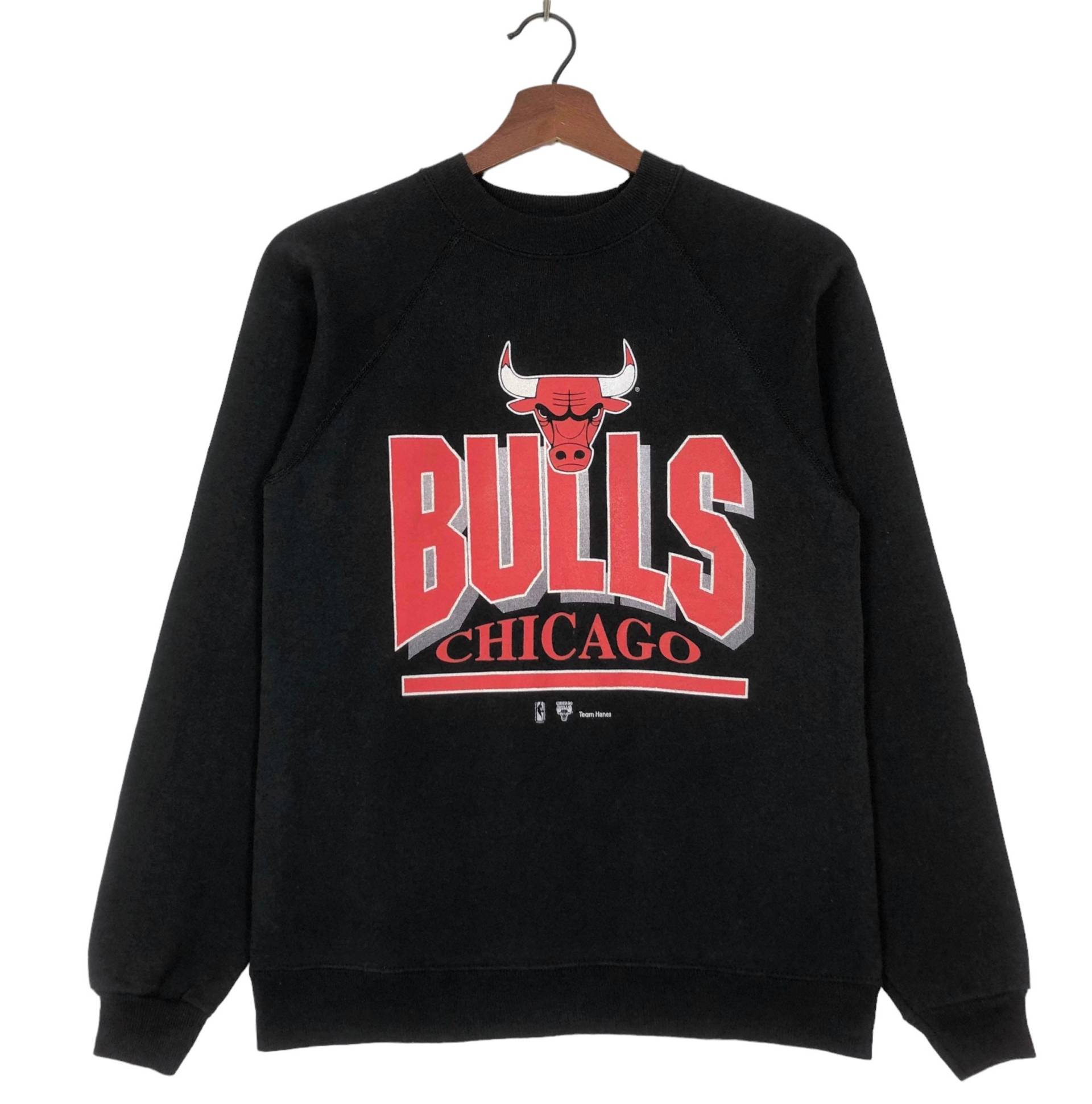 Vintage 90Er Jahre Chicago Bulls Sweatshirt Größe Kinder Groß 14-16 von ClockworkThriftStore