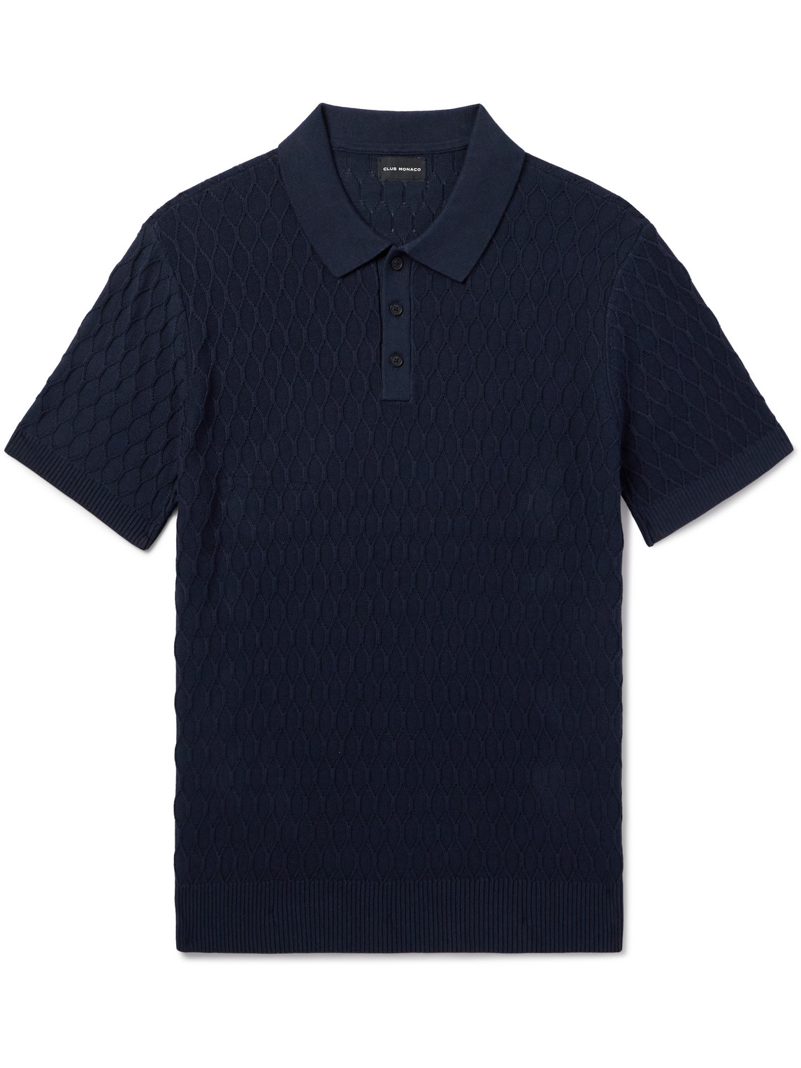 Club Monaco - Cotton Polo Shirt - Men - Blue - L von Club Monaco