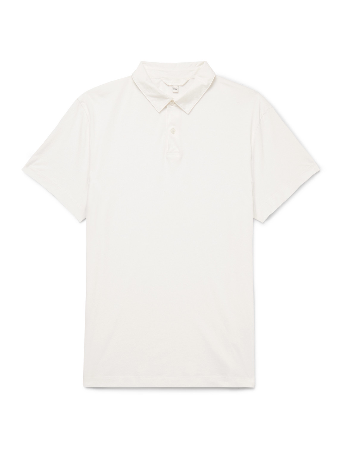 Club Monaco - Sea Island Cotton-Jersey Polo Shirt - Men - White - L von Club Monaco
