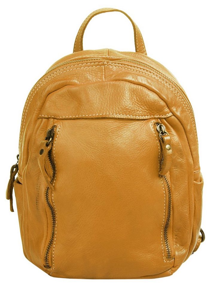 Cluty Cityrucksack, echt Leder, Made in Italy von Cluty