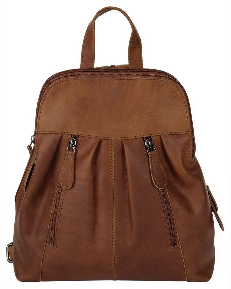 Cluty Cityrucksack, echt Leder von Cluty