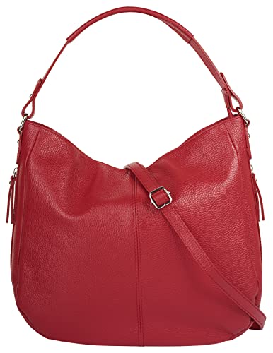 Cluty Shopper Echt Leder rot Damen - 021407 von Cluty