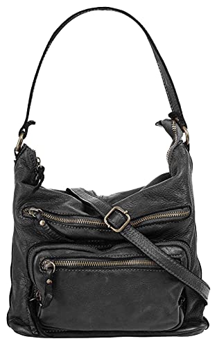 Cluty Shopper Echt Leder schwarz Damen - 021134 von Cluty