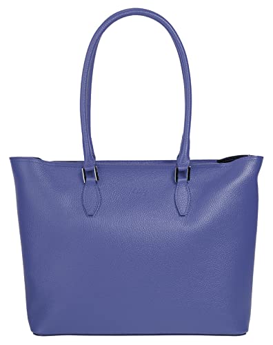 Cluty Shopper Echt Leder violett Damen - 021849 von Cluty