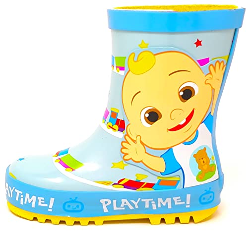 CoComelon Kinder-Gummistiefel für Jungen/Mädchen, Blau (39 EU, numerisch_6), blau, 23 EU von CoComelon