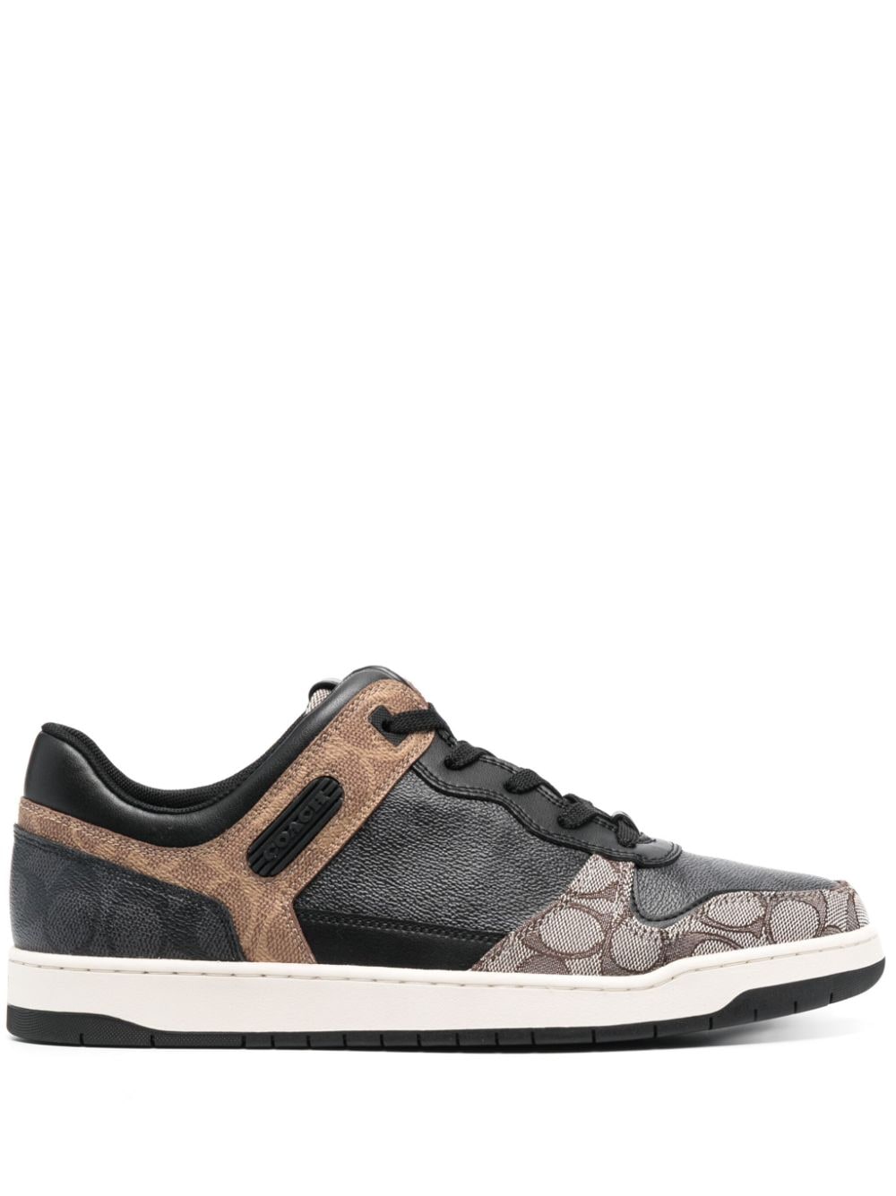 Coach C201 Sneakers mit Monogramm - Schwarz von Coach