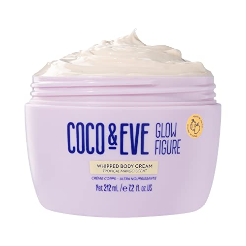 Coco & Eve Sunny Honey Body Moisture Whip – Lotion und Feuchtigkeitspflege für Damen | Feuchtigkeitsspendende Körpercreme (212 ml) (Tropical Mango) von Coco & Eve
