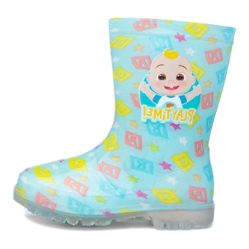 Cocomelon Jungen/Mädchen Kinder Gummistiefel, blau, 23 EU von CoComelon