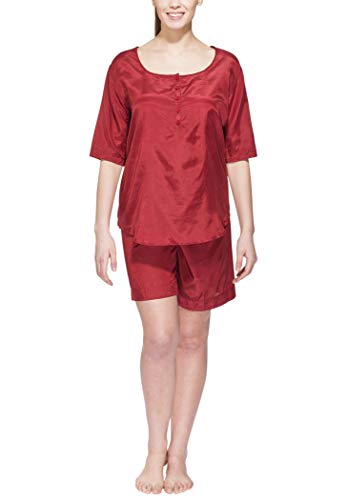 Cocoon Womens Adventure Nightwear Shirt und Short, M, Raspberry von Cocoon