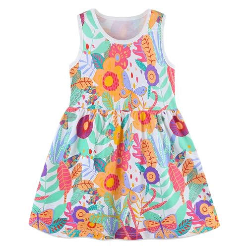 Codkkre Mädchen Kleider Ostern Geschenke Kleid Prinzessin Sommer Party Festlich Kleid 104 von Codkkre