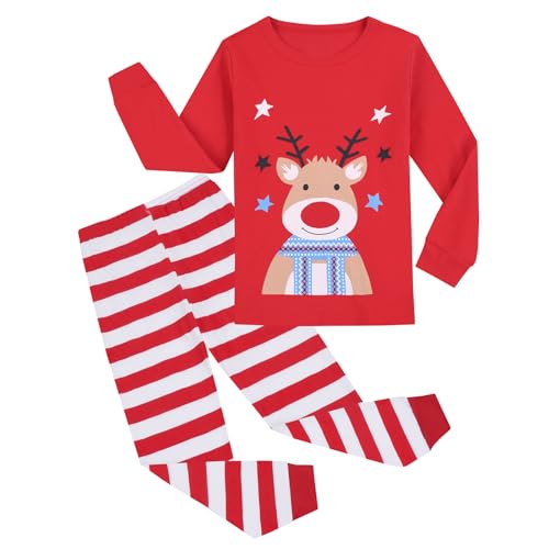 Codkkre Weihnachts Schlafanzug Kinder Unisex Jungen Mädchen Weihnachten Nachtwäsche Langarm Baumwolle Christmas Pyjama Set, Stil 5, 9 Jahre Codkkre Weihnachts Schlafanzug Kinder Unisex Jungen Mädchen Weihnachten Nachtwäsche Langarm Baumwolle Christmas Pyjama Set, Stil 5, 9 Jahre von Codkkre