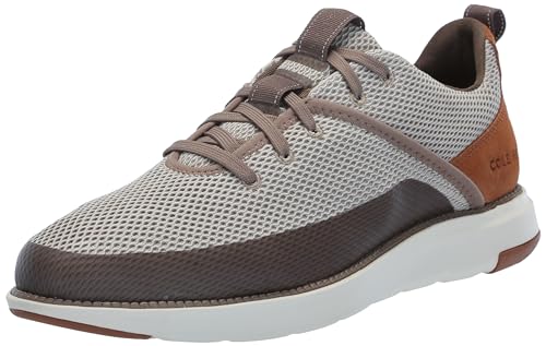 Cole Haan Grand Atlantic Herren-Sneaker, Silberfutter/Eichelfarben/Elfenbein, 45 EU von Cole Haan