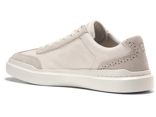 Cole Haan Grandpro Rally Canvas T-Toe Sneaker für Herren, Elfenbein/Silberfutter, 42 EU von Cole Haan