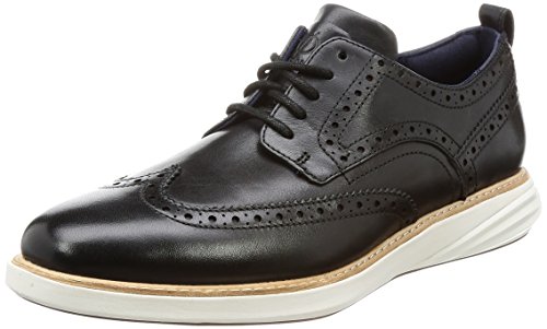 Cole Haan Herren Grand Evolution Shortwing Oxford, schwarz/elfenbeinfarben, 43 EU von Cole Haan