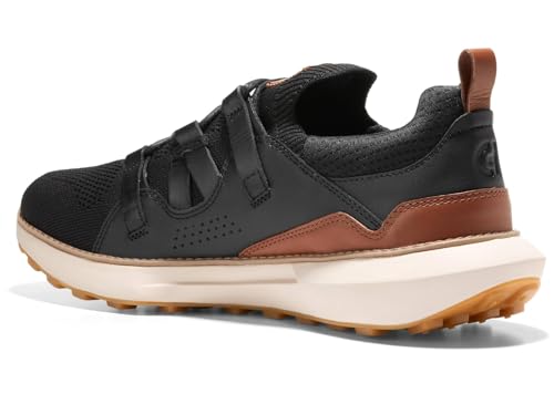 Cole Haan Herren Grand Motion Woven Stitch 2 Sneaker, Schwarz/British Tan/Elfenbein, 42 EU von Cole Haan