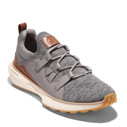 Cole Haan Herren Grand Motion Woven Stitch 2 Sneaker, Titan/Grau Nadelstreifen/British Tan/Elfenbein, 42 EU von Cole Haan