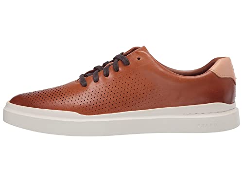 Cole Haan Herren Grandpro Rally Laser Cut Sneaker, British Tan/Elfenbein, 50.5 EU von Cole Haan