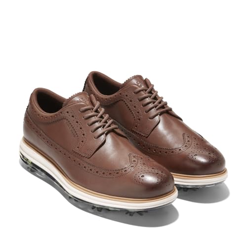 Cole Haan Herren Originalgrand Tour Golf Waterproof Oxford, Woodbury/Elfenbein, 42 EU von Cole Haan