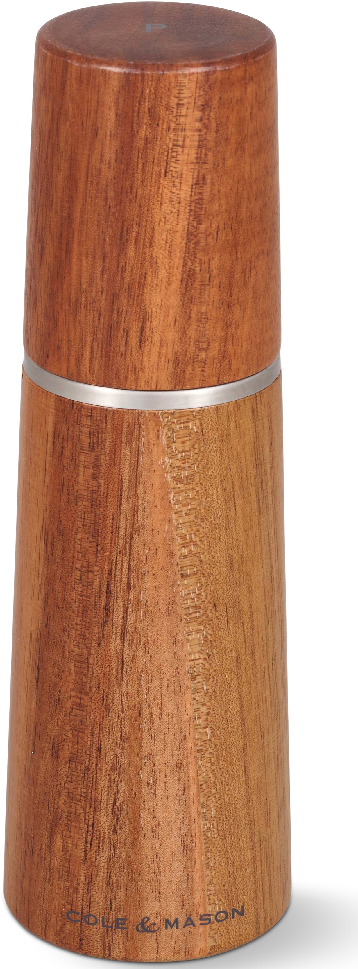 Cole & Mason Pfeffermühle "Marlow", aus hochwertigem Akazienholz, Karbonmahlwerk von Cole & Mason