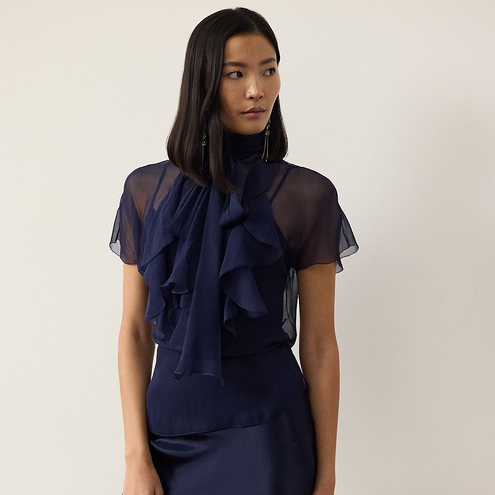 Bluse Etta aus vorgewaschenem Chiffon Bluse Etta aus vorgewaschenem Chiffon von Collection