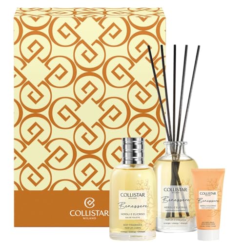 Collistar Benessere Geschenkbox Neroli e Helichrysum Eau de Toilette 100 ml Raumduft 100 ml Körpercreme 50 ml Collistar Benessere Geschenkbox Neroli e Helichrysum Eau de Toilette 100 ml Raumduft 100 ml Körpercreme 50 ml von Collistar