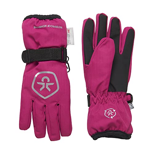 Color Kids Unisex Kids Gloves, Waterproof Kinder Handschuhe, Festival Fuchsia, 10-12 Year von Color Kids