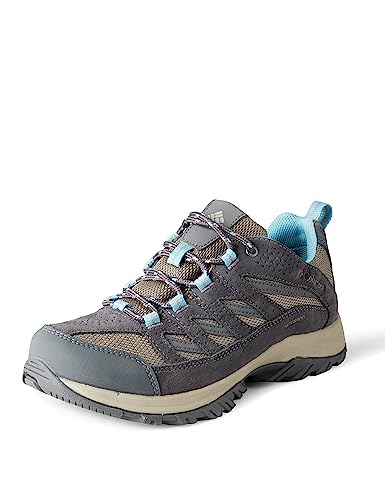 Columbia Damen Crestwood Waterproof Wanderschuh, Kettle, Dunkelgrau, 38 EU Weit von Columbia