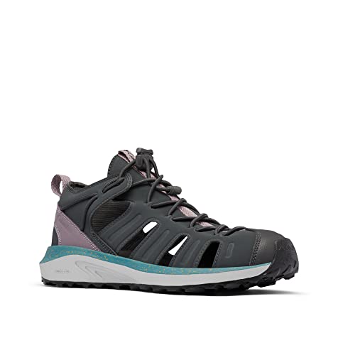 Columbia Trailstorm H20 wasserdichte Trekkingsandalen für Damen, Grau (Dark Grey x Deep Wisteria), 36 EU von Columbia