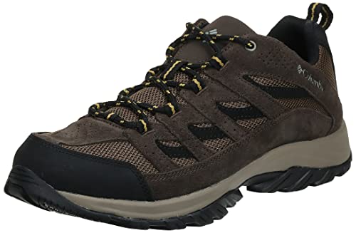 Columbia Herren Crestwood Wanderschuh, Dunkelbraun, Backform, 44 EU Weit von Columbia