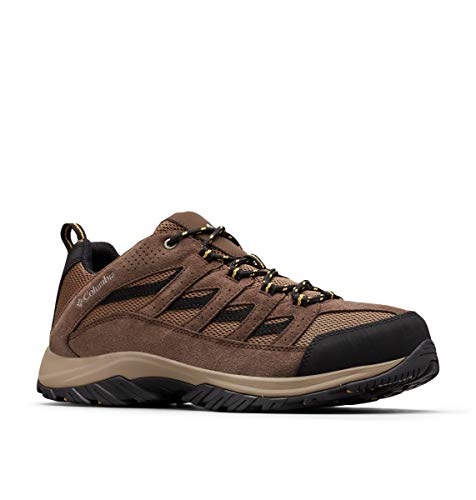 Columbia Herren Crestwood Wanderschuh, Dunkelbraun, Backform, 47 EU Weit von Columbia