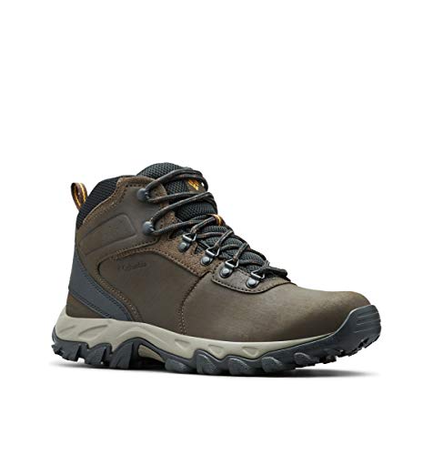 Columbia Newton Ridge Plus II WP wasserdichte Wanderstiefel für Herren, Braun (Cordovan x Squash), 43 EU von Columbia