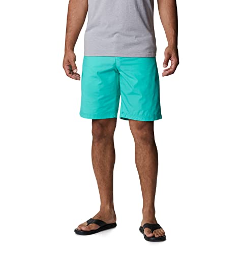 Columbia Herren Washed Out Wander-Shorts, Electric Türkis, 36W x 8L von Columbia