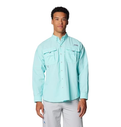 Columbia PFG Bahama II Langarm-Shirt für Herren, Gulf Stream, Mittel Columbia PFG Bahama II Langarm-Shirt für Herren, Gulf Stream, Mittel von Columbia