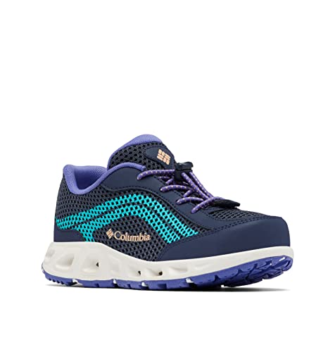 Columbia Youth Drainmaker 4 Trekking Und Wasserschuhe für Unisex Kinder, Blau (Nocturnal x Geyser), 35 EU von Columbia