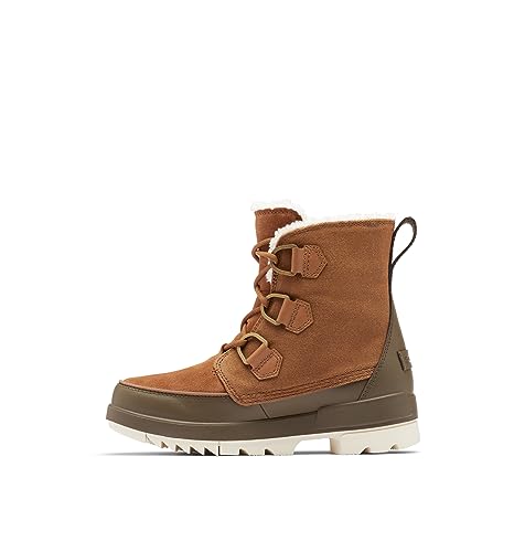 Sorel Torino 2 Waterproof wasserdichte Winterstiefel für Damen, Braun Velvet Tan X Olive Green, 36 EU von Sorel