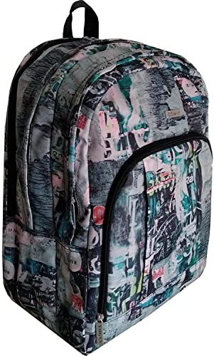 Franco Cosimo Panini Organisierter Rucksack Unisex – Kinder und Jugendliche, silber/schwarz, Taglia unica, Rucksack von Comix