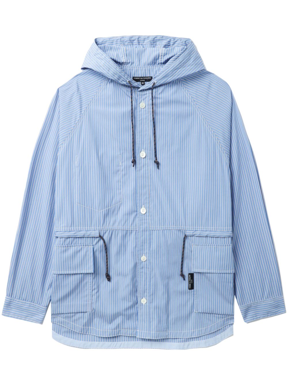 Comme des Garçons Homme Leichte Kapuzenjacke - Blau von Comme des Garçons Homme