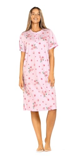Comtessa Damen Nachtemd 251229 Kurzarm Knopfleiste Rosa 100% Baumwolle Gr. 52 XXL Comtessa Damen Nachtemd 251229 Kurzarm Knopfleiste Rosa 100% Baumwolle Gr. 52 XXL von Comtessa