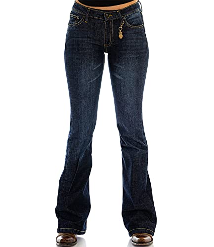 Bootcut Jeans Dunkelblau Cheyenne von Comycom