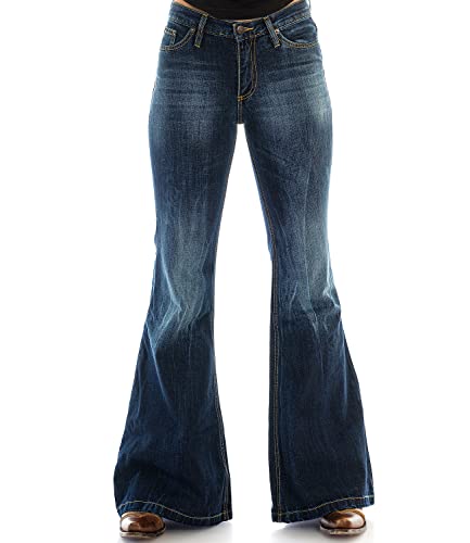 Comycom Damen Jeans mit Schlag Star Burn 33/32 von Comycom