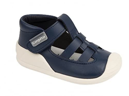 Conguitos Unisex Baby Gandia Lauflernschuh, Marineblau, 20 EU von Conguitos