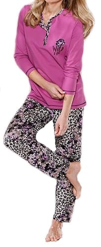 Consult-Tex Damen Langarm Pyjama Schlafanzug DW119a (as3, Numeric, Numeric_36, Numeric_38, Regular, Regular) von Consult-Tex