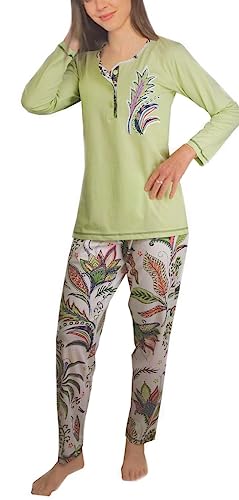 Consult-Tex Damen Pyjama Schlafanzug DW104 (as3, Numeric, Numeric_40, Numeric_42, Regular, Regular) von Consult-Tex