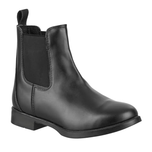 Contrace© Reit-Stiefelette »Jodhpur Vegan« - Chelsea Boot - Veganer Reit-Schlupf-Schuh - Komfortinnensohle - Gummisohle - Mesh-Futter - Hautverträglich - Atmungsaktiv - Schwarz - 35 von Contrace