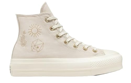 Converse Chuck Taylor All Star Lift modische Denim-Sneaker für Damen, Plateausohle, 37 EU von Converse