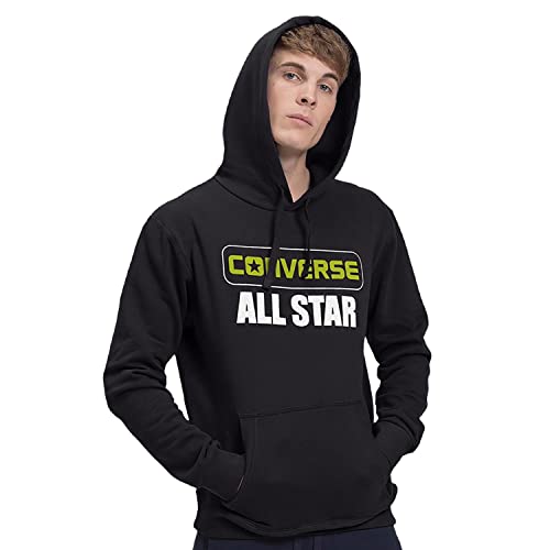 Converse Herren All Star Hoodie Sweatshirt 10023305 schwarz, Bekleidungsgröße:M von Converse