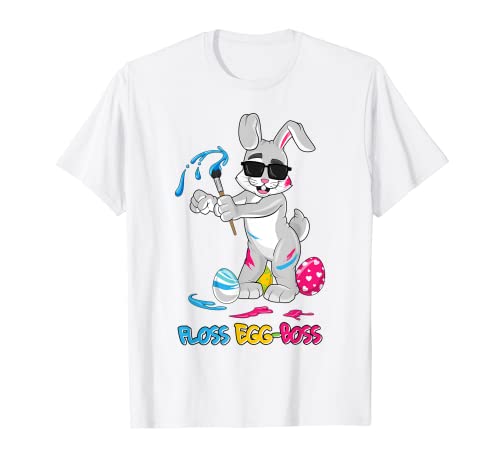 Floss Egg Boss cool Osterhase Ostern Kind T-Shirt Geschenk T-Shirt von Cooles Ostern Shirt & Hase Geschenk Shirts